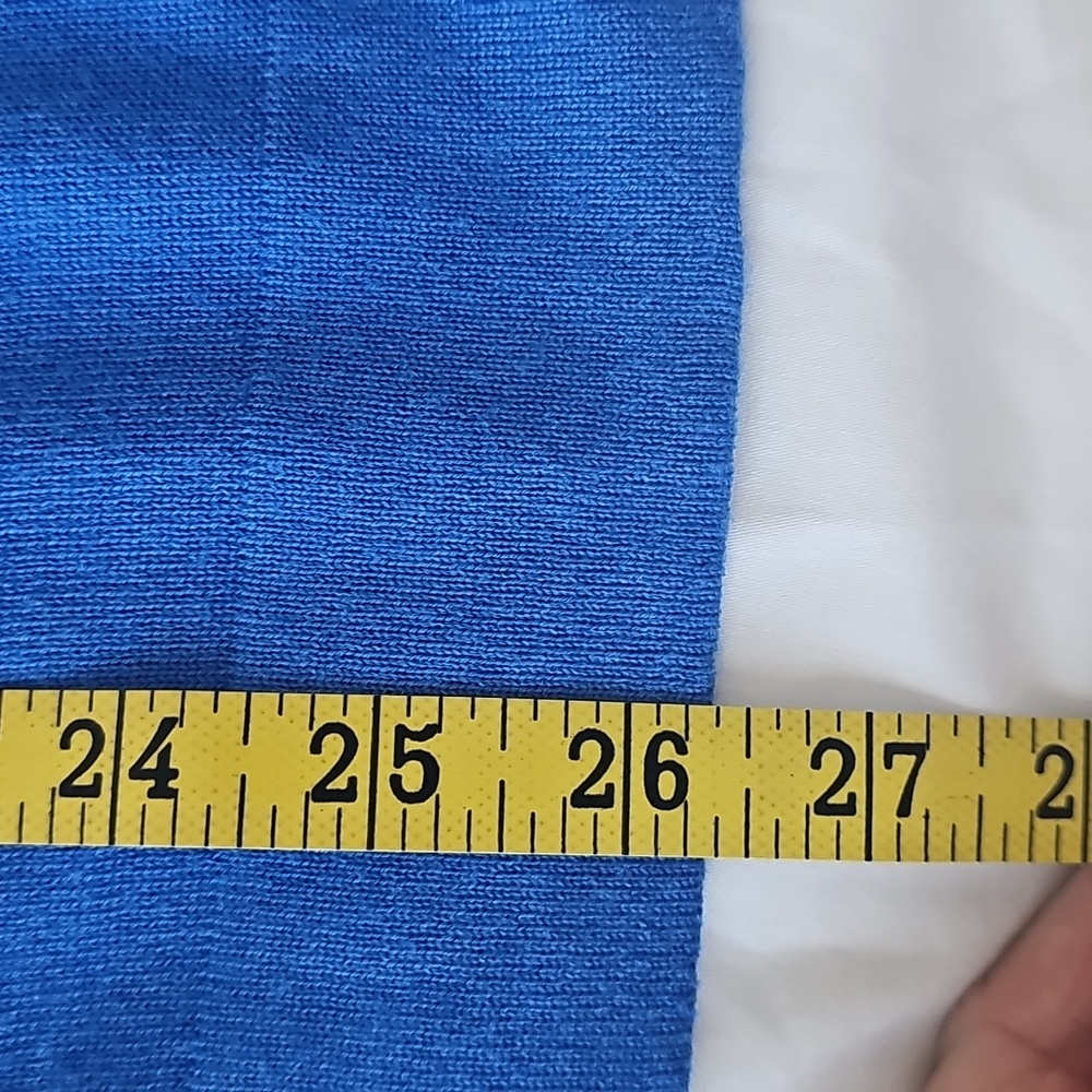 J. Jill Merino Wool Sweater in Bright Blue - Picture 9 of 9